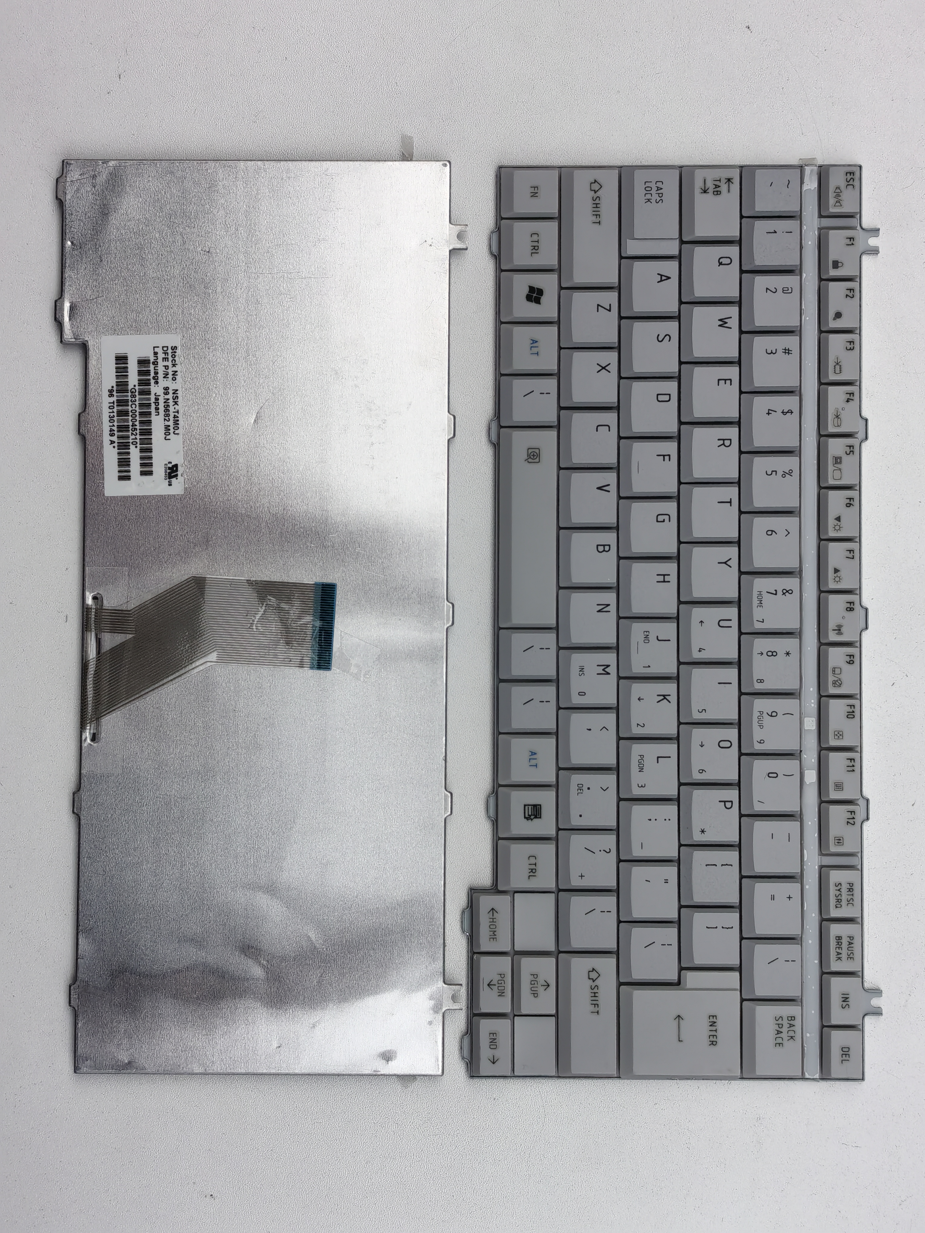 Picture of New Replacement Laptop Keyboard For TOSHIBA A10/M20 Off-White (OEM) UI Layout